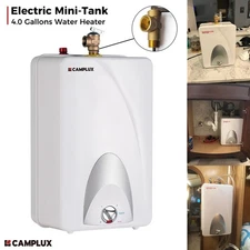 4 Gallon Electric Water Heater Mini Tank 1400W Camplux On Demand Hot Whole House