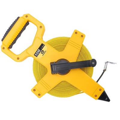 HOGARSWE Open Reel Fiberglass Tape Measure, 165 Foot Tape Measure by 1/2Inch,...