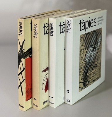 Antoni Tapies: Das graphische Werk / L'oeuvre grave [4-vols.-set] [Catalogue Rai