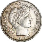 1914-S Barber Dime