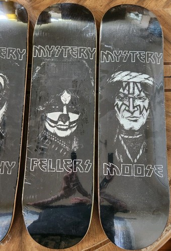 Mystery Rock City Skateboard Deck Set Of 4 Kizz - Picture 3 of 6
