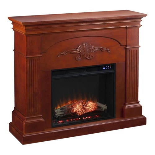 Southern Enterprises Sicilian Electric Fireplace - Thumbnail 5