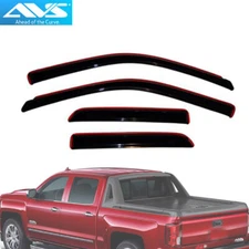 Auto Ventshade AVS 194101 4pc In-Channel Ventvisor for Ram 1500 Smoke Acrylic