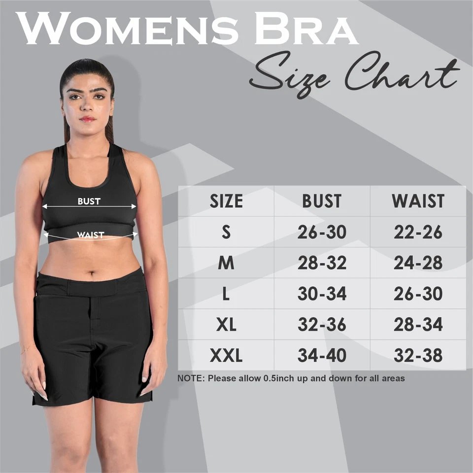 Roar Women Stretch Sports Bra Running Gym Yoga Padded Fitness Workout Top - Image 2 of 4