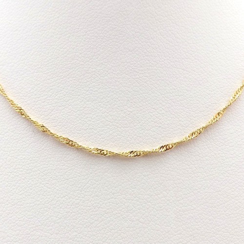 10k Italian Gold Twisted Open Rope 