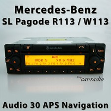 Original Mercedes Audio 30 APS R113 Navigationssystem CD SL-Klasse W113 Pagode Original Mercedes Audio 30 APS R113 Navigationssystem CD SL-Klasse W113 Pagode