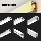 2M LED Profile Aluminium Channel Extrusion Housing Track For LED Strip Lights