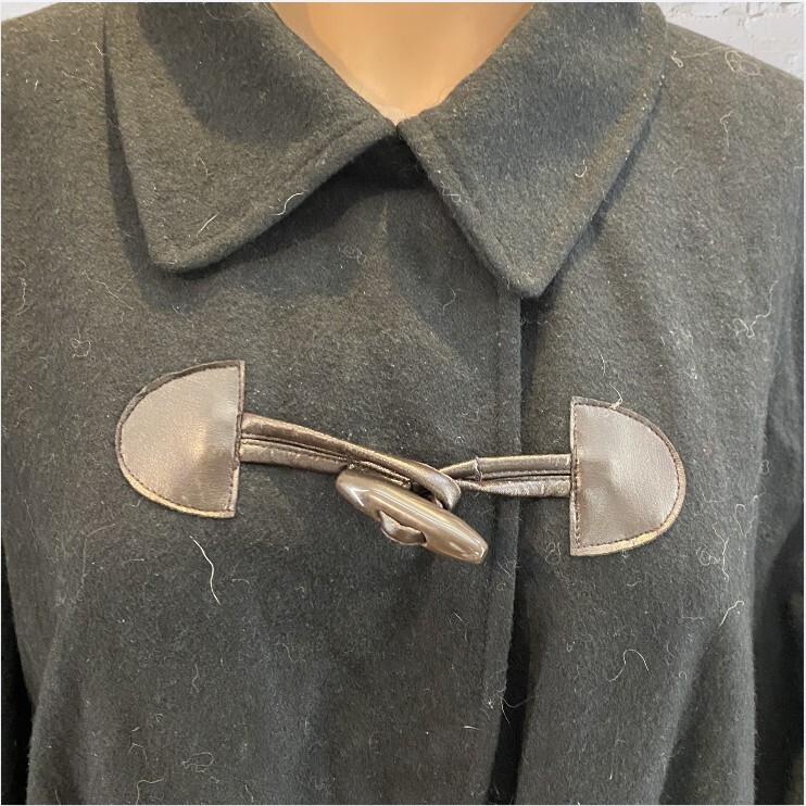 VINTAGE CHARLES KLEIN -- Wool Coat w/Oversized Cape Sleeves VINTAGE CHARLES KLEIN -- Wool Coat w/Oversized Cape Sleeves
