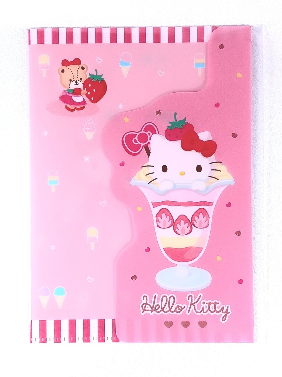えりんこ Hello Kitty Sanrio Characters × Seven-Eleven A5 Clear File From