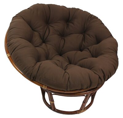 Blazing Needles Twill Papasan Cushion Spice