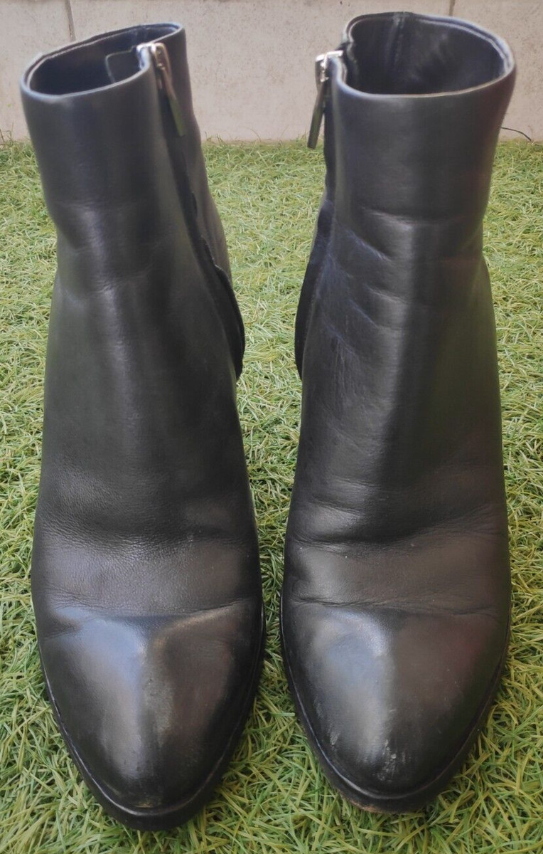 gabi leather booties