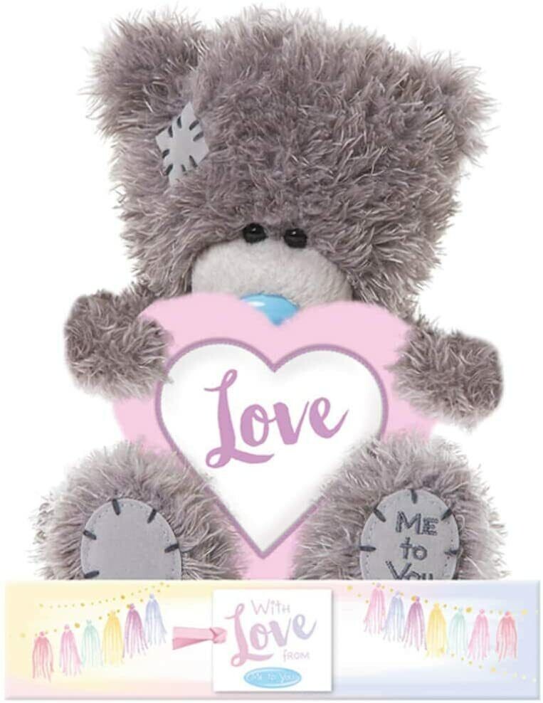Me To You 7"" Bear Holding Love Heart  💝GREAT LOVERS GIFT💝