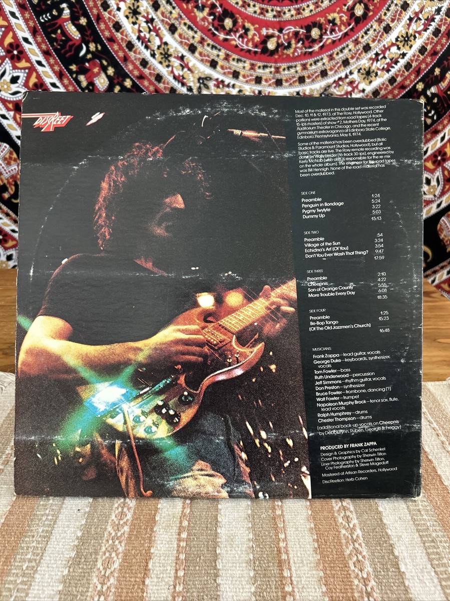 Zappa/Mothers – Roxy & Elsewhere - 2xLP, Gatefold | eBay