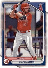 2024 BOWMAN PROSPECT PAPER LOS ANGELES ANGELS - ALBERTO RIOS #BP-98