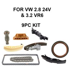 Engine Timing Chain Kit For Vw 2.8 Vr6 24v Valves 3.2l Vr6 9pc Kit