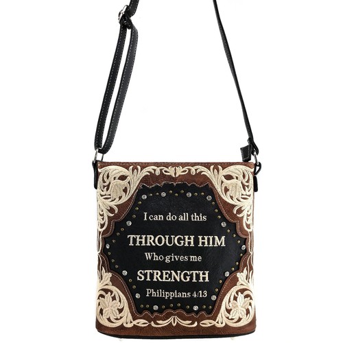 Justin West Gives Me Strength Philippians 4:13 Bible Verse Concealed Carry Purse - Picture 129 of 139