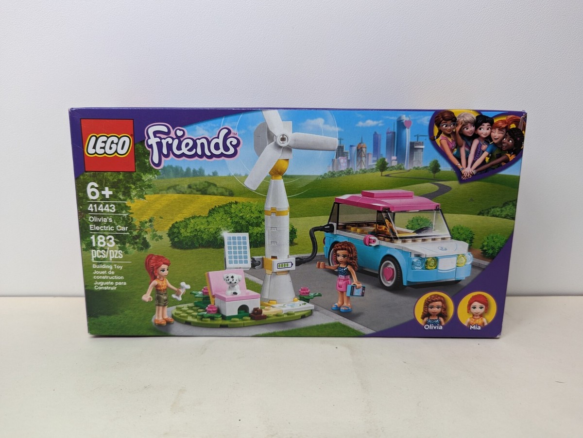 Lego Freinds Olivia's Electric Car Kit Building Toy Set 183 Pcs