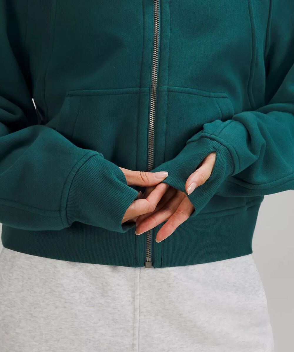 NWT Lululemon Scuba Oversized Full Zip Hoodie XS/S Green NWT Lululemon Scuba Oversized Full Zip Hoodie XS/S Green