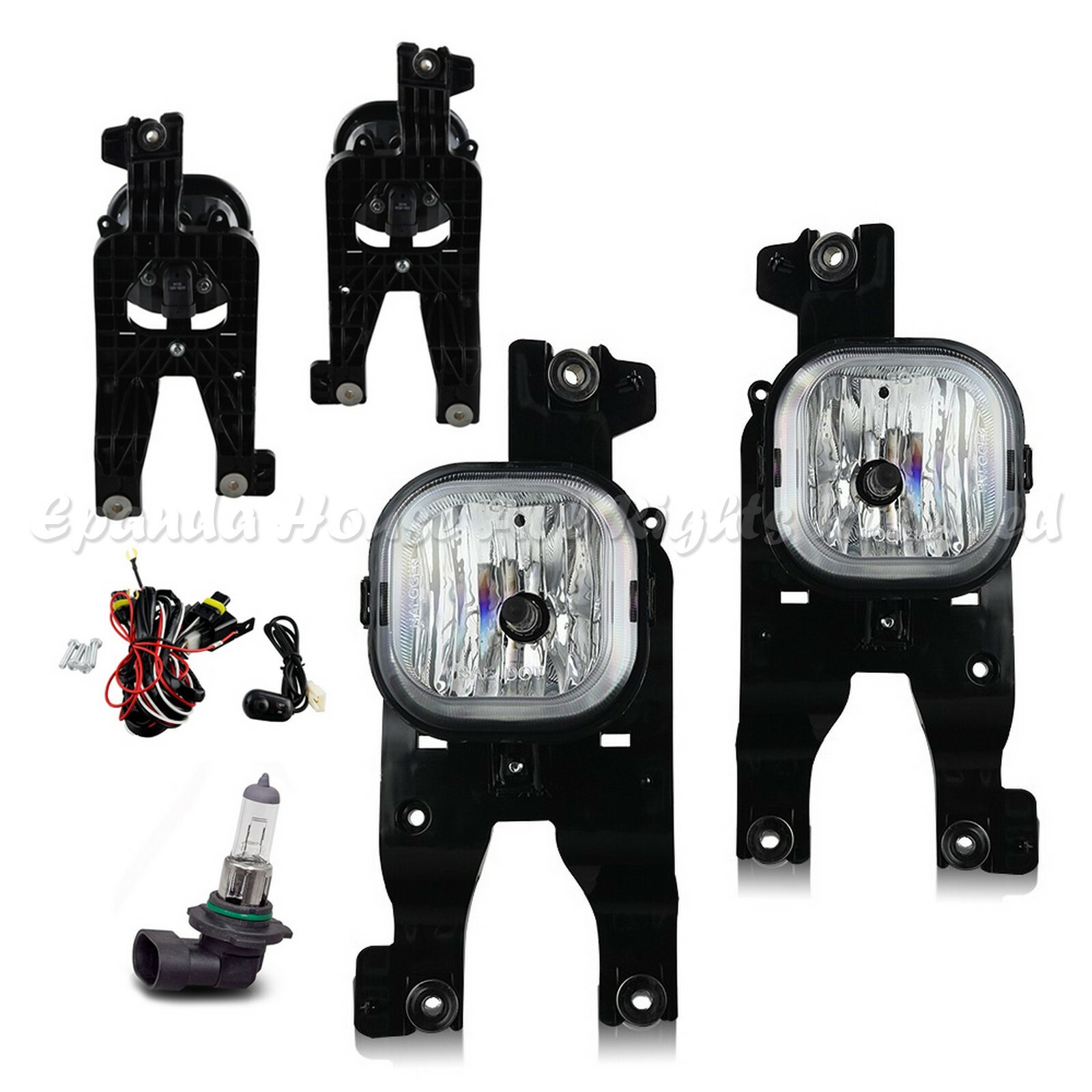 FOR 0810 FORD F250/350/450 CLEAR LENS USA FOG LIGHTS ASSEMBLIES