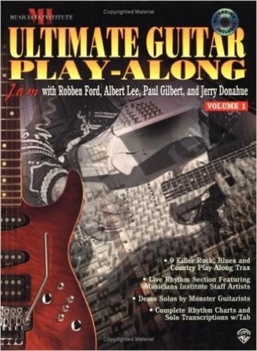 MUSICIANS INSTITUTE ULTIMATE GUITAR PLAY-ALONG JAM VOLUME 1 MUSIC BOOK/CD NEW