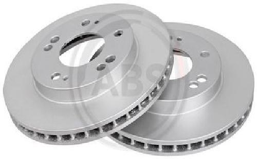 2x Original A.B.S. Brake Disc 16864 for Mitsubishi