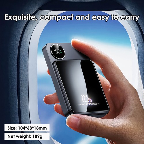 10000mAh Magnetic Power Bank Magsafe Wireless Fast Charger for iPhone Android - Picture 3 of 12