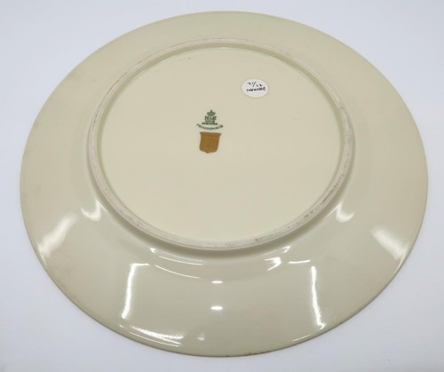 Heinrich Selb Bavaria 6304 Pickard Decorative Gold & Cream Dinner Plate, 11" - Picture 2 of 3