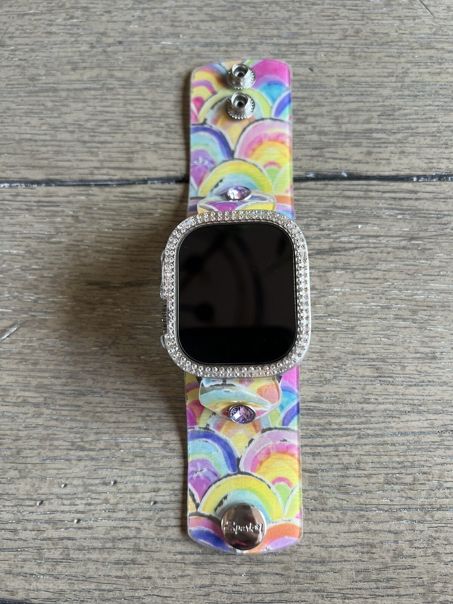 Spark*l Sparkl Waterproof Rainbow Cuff Apple Band Silver 42 Spark*l Sparkl Waterproof Rainbow Cuff Apple Band Silver 42