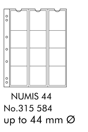 Lighthouse Numis Coin Album Sleeves - Packet of 5 with interleaves – Acid Free  - Picture 4 of 8