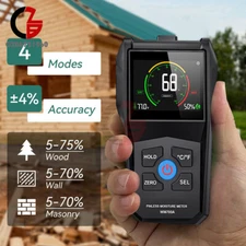 Digital Color Screen Wood Moisture Meter Electromagnetic Wood Humidity Tester