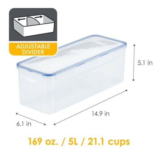 LocknLock Easy Essentials Food Storage lids/Airtight containers, BPA Free, Br... - Picture 2 of 12