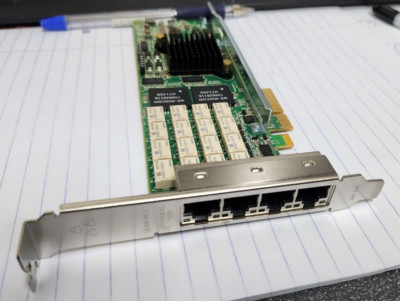 Silicom PE2G4BPI35L-SD Quad Port PCIe Ethernet Adapter Card high profile bracket