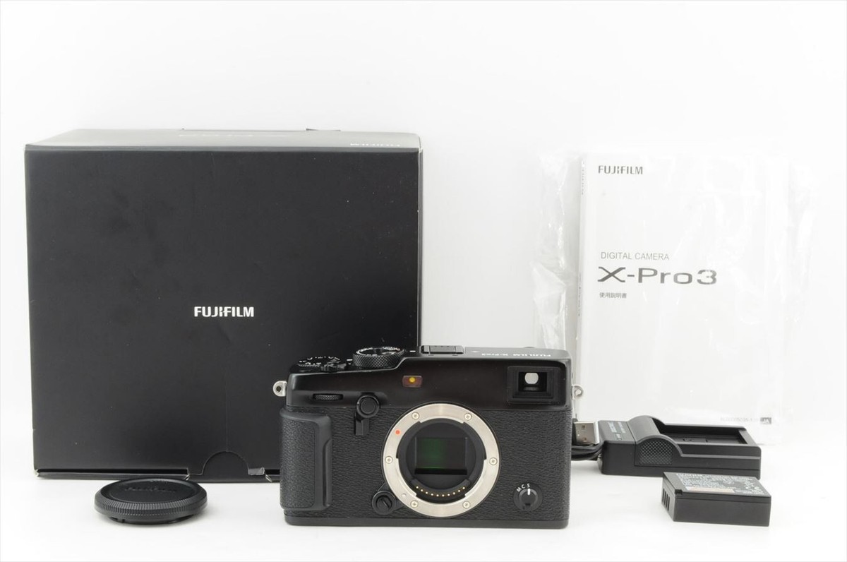Fujifilm X-Pro3 Black Shutter count 24 Mint in Box From
