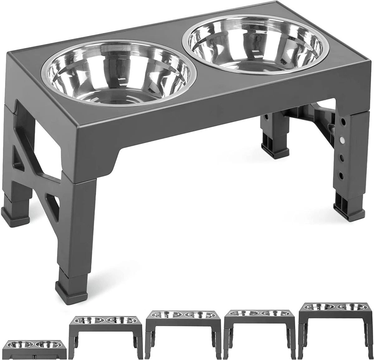 Double dog bowl stand deals
