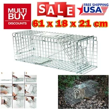 Large Live Humane Cage Trap for Squirrel Chipmunk Rat Mice Rodent Animal Catcher