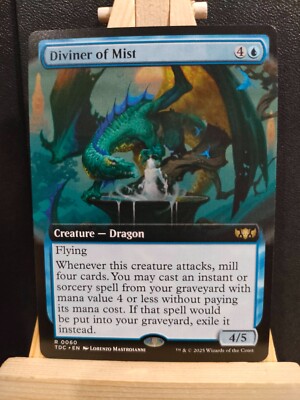 Diviner of Mist (Extended Art) - Commander Tarkir Dragonstorm - NM - MTG