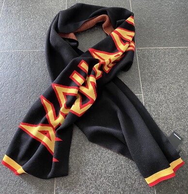 DSQUARED2 F/W 2018 DEF LEPPARD XXL SCARF WOOL SCARF KNIT WOOL KNIT