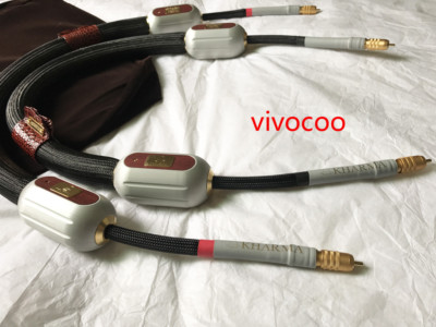 Hi-End 1pair Kharma Enigma Extreme Signature RCA  audio cable with bag - 1.0M