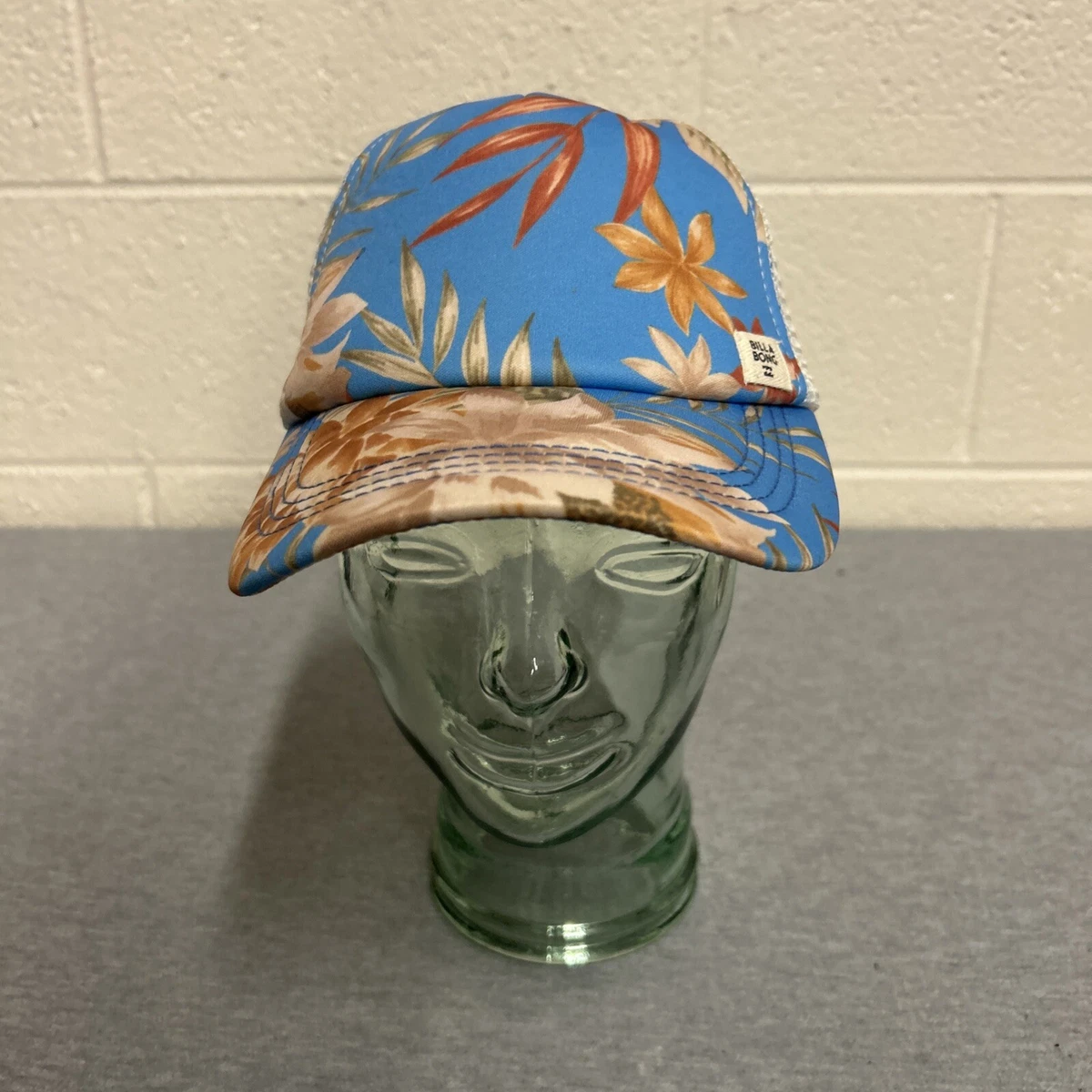 BILLABONG // green white & turquoise mermaid 73 trucker style hat Green Hats | Billabong main image 3