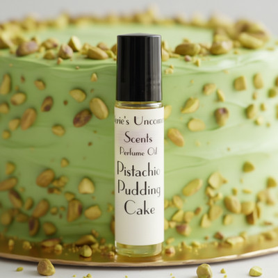Pistachio Pudding Cake scented 10ml Rollerball PERFUME BODY OIL FRAGRANCE