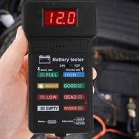 12 V 24 V Kfz-Batterietester FüR Fahrzeuge Elektrowerkzeug Motorrad