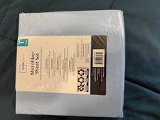 Baby blue twin sheet set Mainstays microfiber new with tags from Walmart