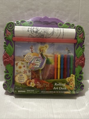 Tinkerbell And The Lost Treasure Rolling Art Desk 2009 Tara Toy NOS NEW Sealed
