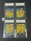 Chinese Pikachu V-union Promo 109/S-P - 112/S-P Combination Set Grade10