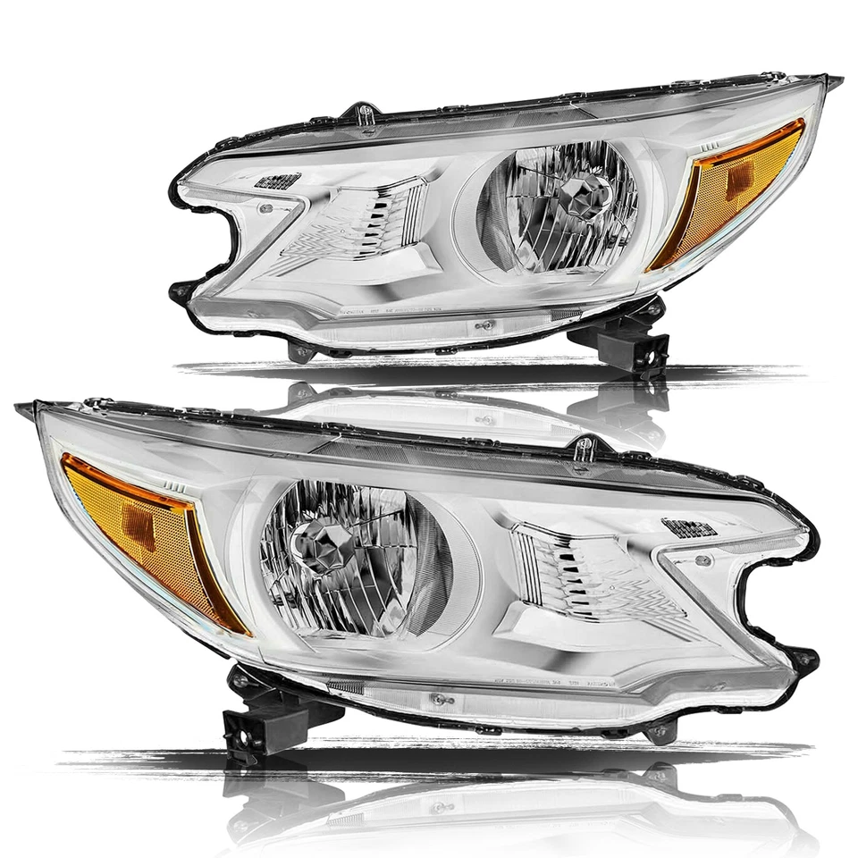  Faros esquineros ámbar 4 puertas cromados L+R para Honda CR-V 2012 2013 2014 Foto 2 de 4