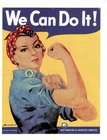 “We Can Do It!” Rosie the Riveter Vintage Style 1943 World War 2 Postcard