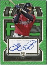 2023 Topps Definitive Collection BO NAYLOR Auto Rookie Green 25/25