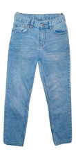 Wonder Nation Boys 12 Slim Straight Leg Blue Jeans 5 Pockets Adjustable Waist