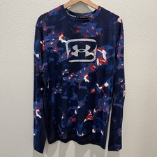 Under Armour Fishing Pro Freedom AOP Iso-Chill Long Sleeve Shirt Men L New/Tag