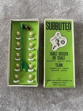 Vintage 1970s Subbuteo Ref 21 Leeds / Inter Milan. Heavyweight Team Vintage